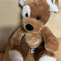 Brown and white kangaroo stuffy from Build a Bear 