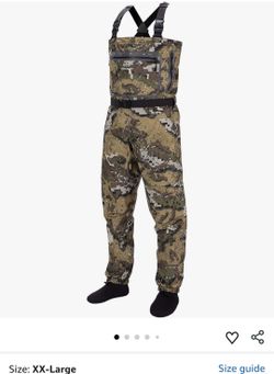 BASSDASH Breathable Ultra Lightweight Chest Stocking Foot Fishing Hunting Waders for Men Size 2XL