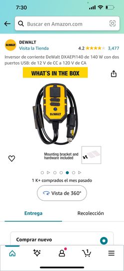Inversor De Corriente Dewalt