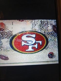49ers 20x30 Glass Pictures...