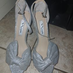 Nina Silver Heels