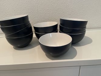 Blue/White Ceramic Bowl Lot (10)