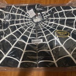Supreme Vanson Spider-Man Hooded Sweatshirt Black X-Large
