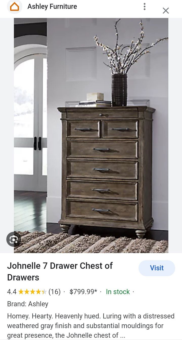 Johnelle dresser set for Sale in Rialto, CA OfferUp