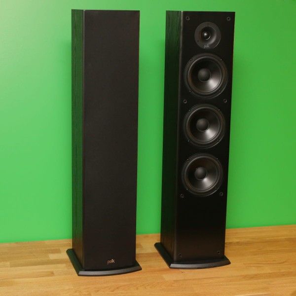 Four Polk Audio T50 Tower Speakers