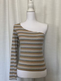 Aeropostale Single Long Sleeve Stripe Top (medium)