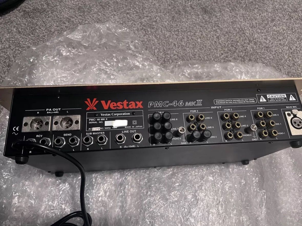《希少品》Vestax PMC-46 MKII ロータリーミキサー　元箱付き 名機 ロータリー ミキサー Vestax pmc 46 mk2 ベスタクス