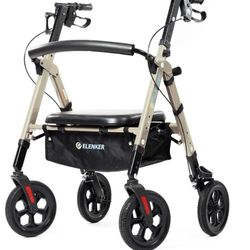 All‑Terrain Heavy‑Duty Rollator Walker (New)