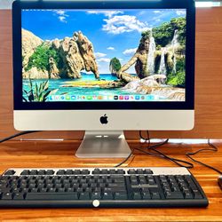 🍎 iMac 21.5” 2017 3Ghz i5 16GB RAM 256GB SSD Fully Functional- Scratch on Glass