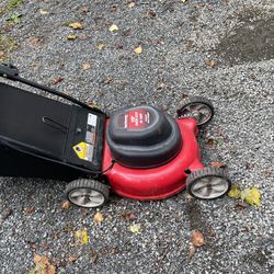Electrical Lawnmower Mulcher Rear Bagger