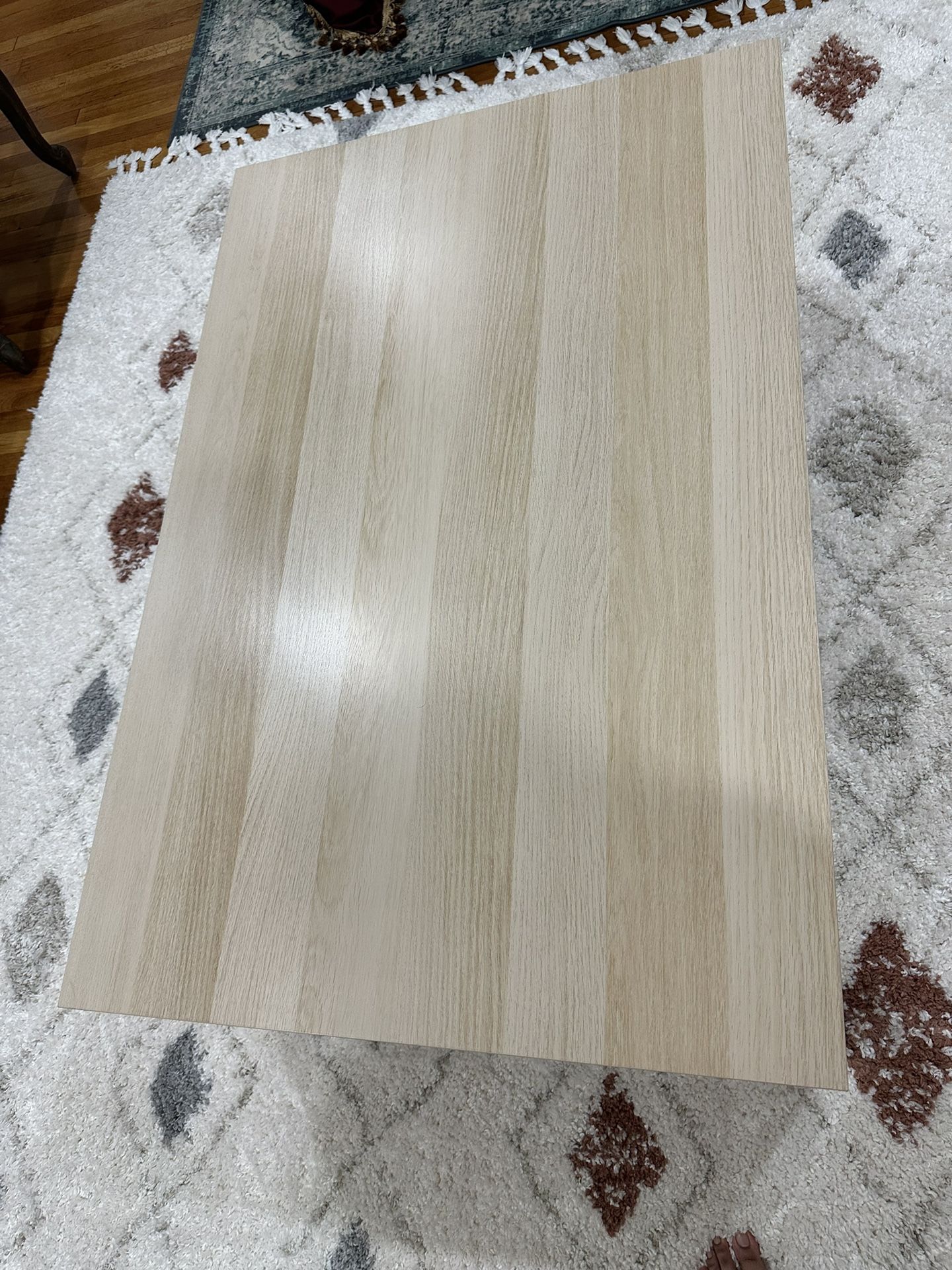 IKEA Coffee table, white stained oak effect