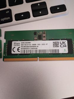 DDR5 8Gb x 2