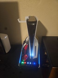 PlayStation 5 Console Bundle - 2 Controllers + RGB Cooling/Charging Stand