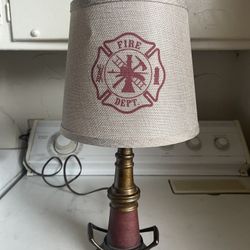 Fireman /Firehose Lamp Shade - Working