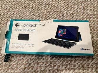 Logitech Tablet Keyboard. It Can Be A Gift If You Spend Over 100$ Check My Profile