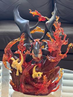 Pokemon Shiny Charizard Charmeleon Charmander Figure 1/6 Scale Luminous