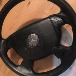 00 Mercedes Steering wheel 