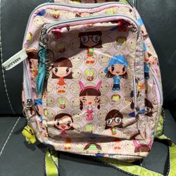  Vintage Harajuku Backpack Girl Anime Pink RARE Multiple Compartments 
