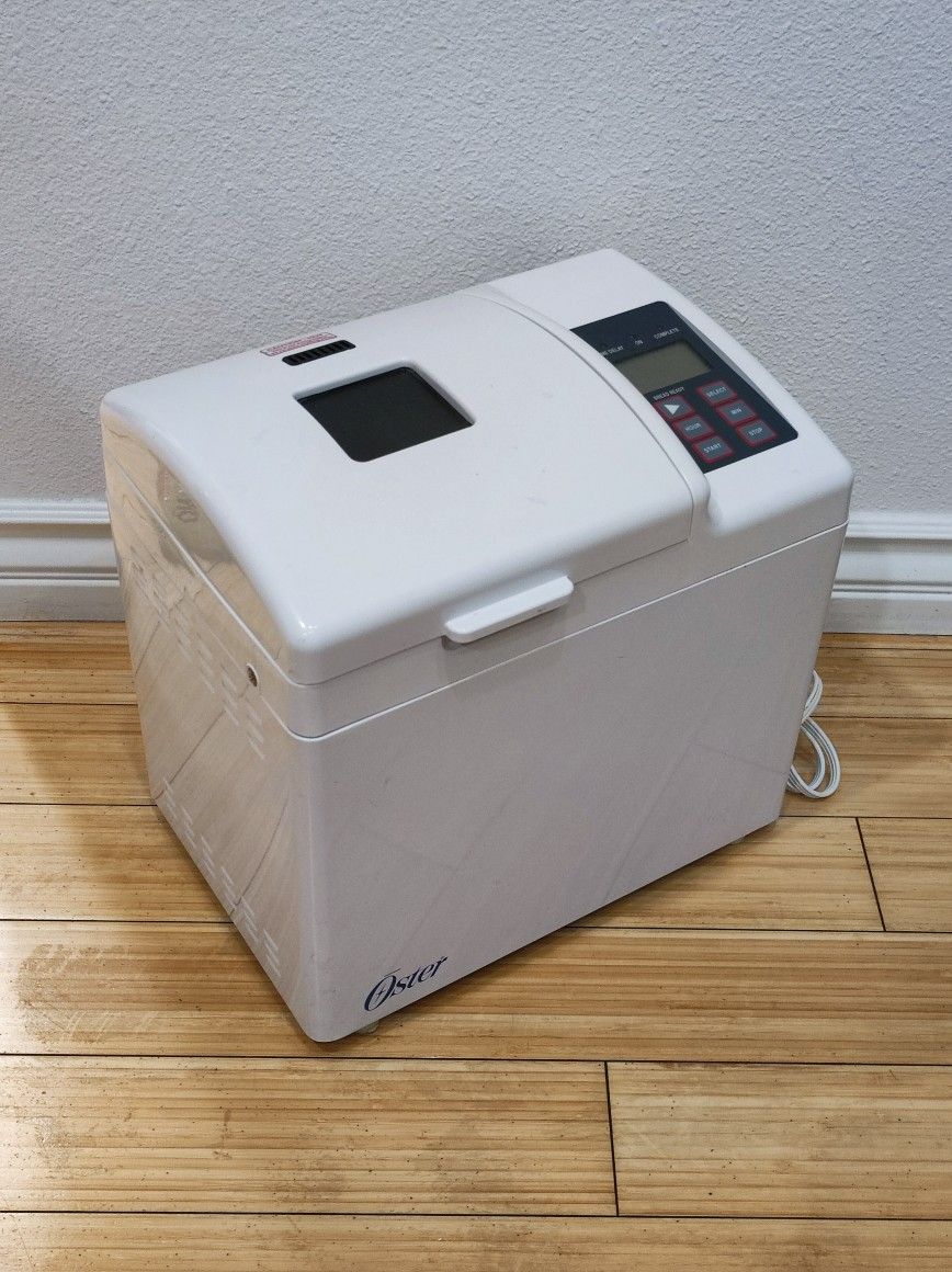 Oster Deluxe Bread And Dough Maker Model 4812