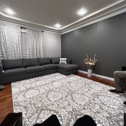 Gray Livingroom Sectional