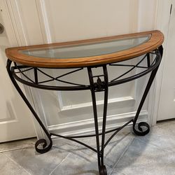 Brown Glass Table