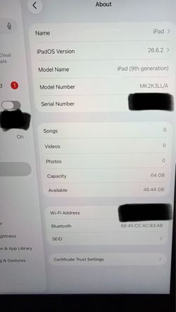 Apple iPad 9th Gen 64GB Space Gray – Great Condition 🔥