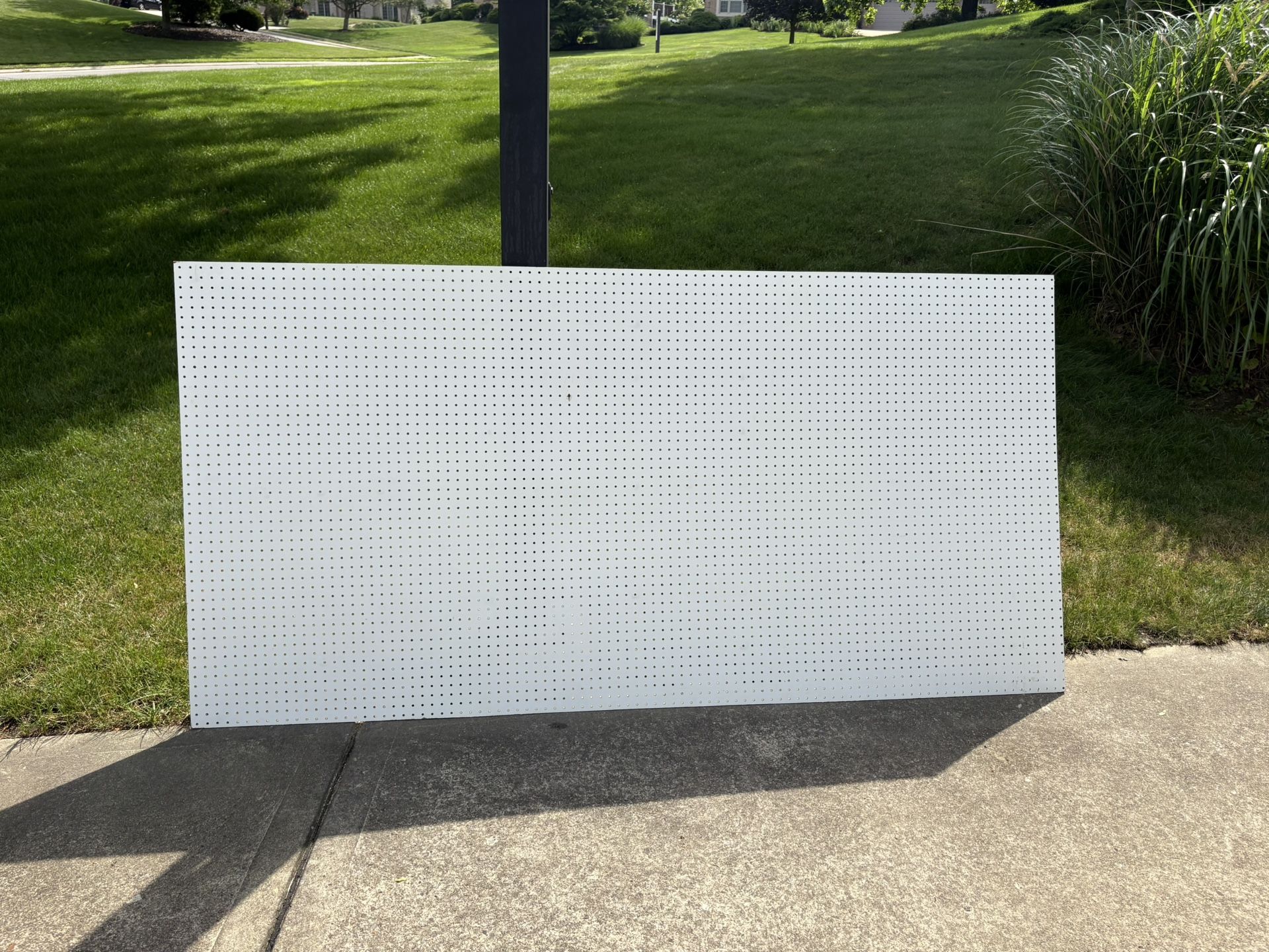 White Garage Liner (2 Peg Boards)