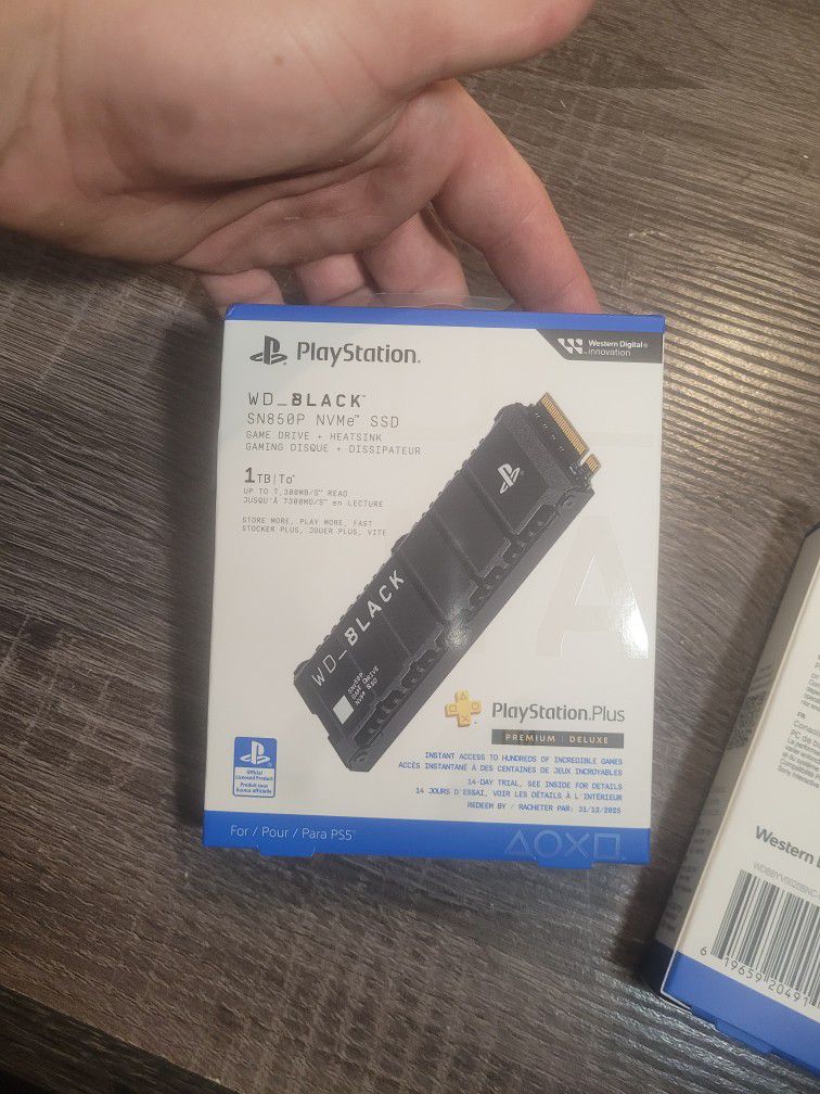 Ps5 Ssd 1tb Ssd New Sealed 100% Authentic 