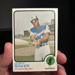 Dusty Baker 1973 Baseball Card