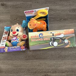 Fisher Price Laugh & Learn baby Toy, Kids Balance Bike , Win fun Walking Encouragement Toy