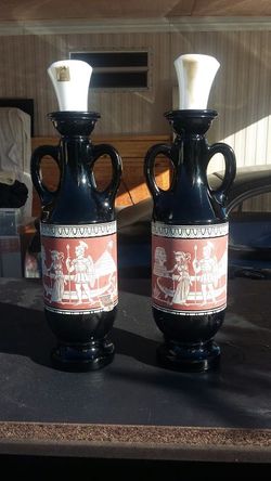 Vintage liquor bottles