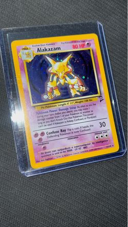 Pokemon Cards Base Set 2 Alakazam