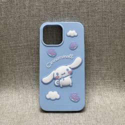 3D Cinnamoroll Phone Case in Blue Color