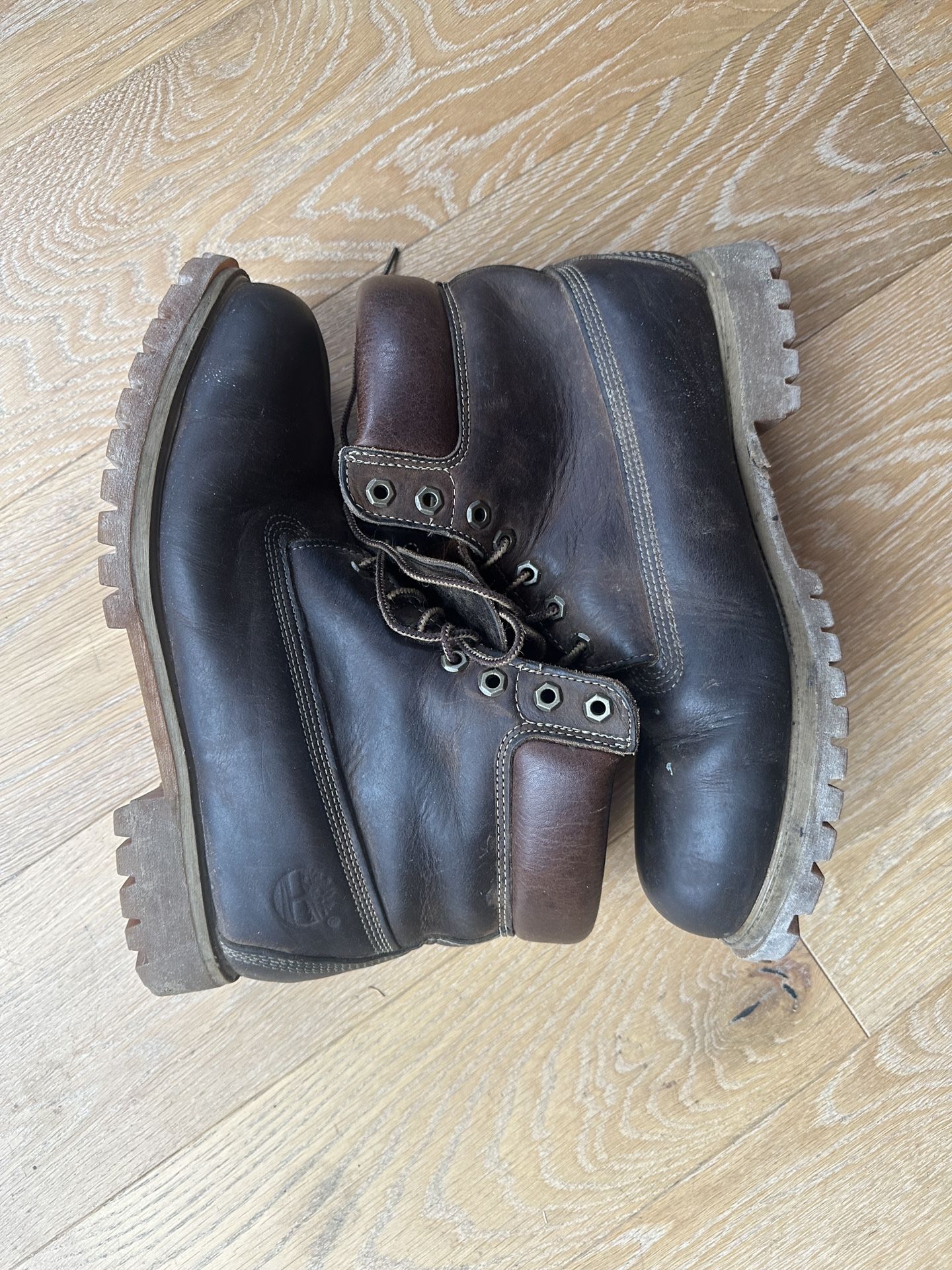 Brown Timberland Leather Boots