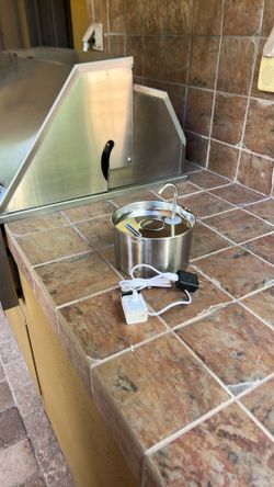 FEELNEEDY 3.5L Stainless Steel Cat Water Fountain with Silent Cat Tap with 3 Filter and USB Charger, Automatic Cat Water Dispenser, Brand New, 