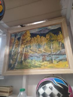 Big hand painting l.r.cottey