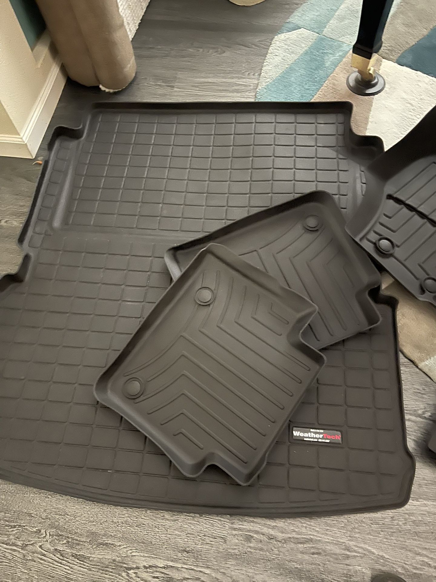 Weather Tec Mats Made For 2022 Jeep Grand Cherokee L. 1st, 2nd Row And Cargo Mat With 3rd Row Down. Cost Me Over $600