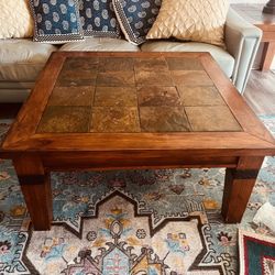Coffee Table With Two Side Tables 