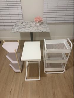 3-Piece Storage & Side Table Bundle