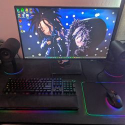 Complete gaming setup (comes with speakers no headset)