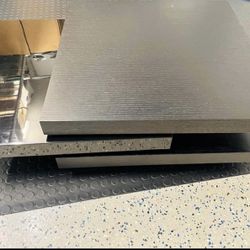 Black swivel modern coffee table