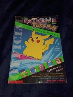 Pokemon vintage guide book