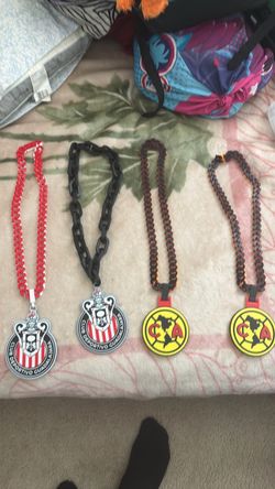 3D printed Chivas and America chains