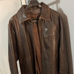 Men Leather Jacket Size XL Wilson’s The Lea ayer Experts 