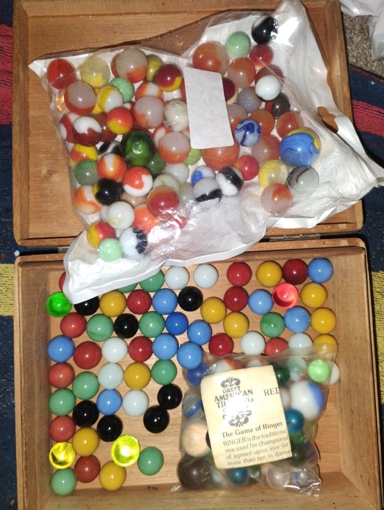 Vintage Antique Marble Marbles Collection