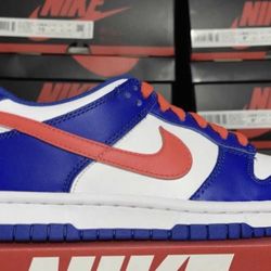 New Nike Low Bright Crimson Game Royal - Men 4 Women 5.5