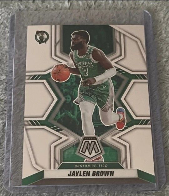 Jaylen Brown 2021-22 Mosaic Basketball #35 Boston Celtics