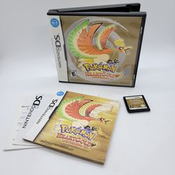 Nintendo DS Pokemon Heartgold CIB Complete With Complete Pokedex And All Legendary And Unown