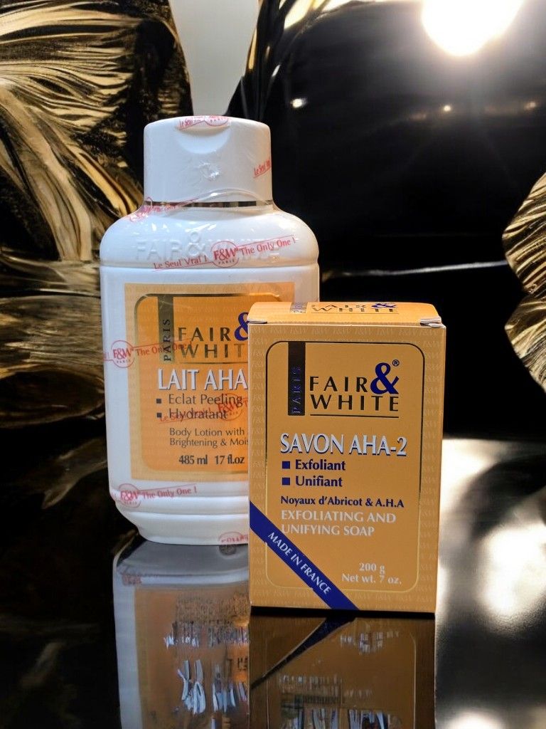 Fair And White AHA Original Kit ( Lotion & Bar Soap )