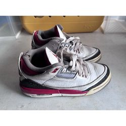 2007 Air Jordan 3 Retro 'Fire Red' Size 5.5 Y